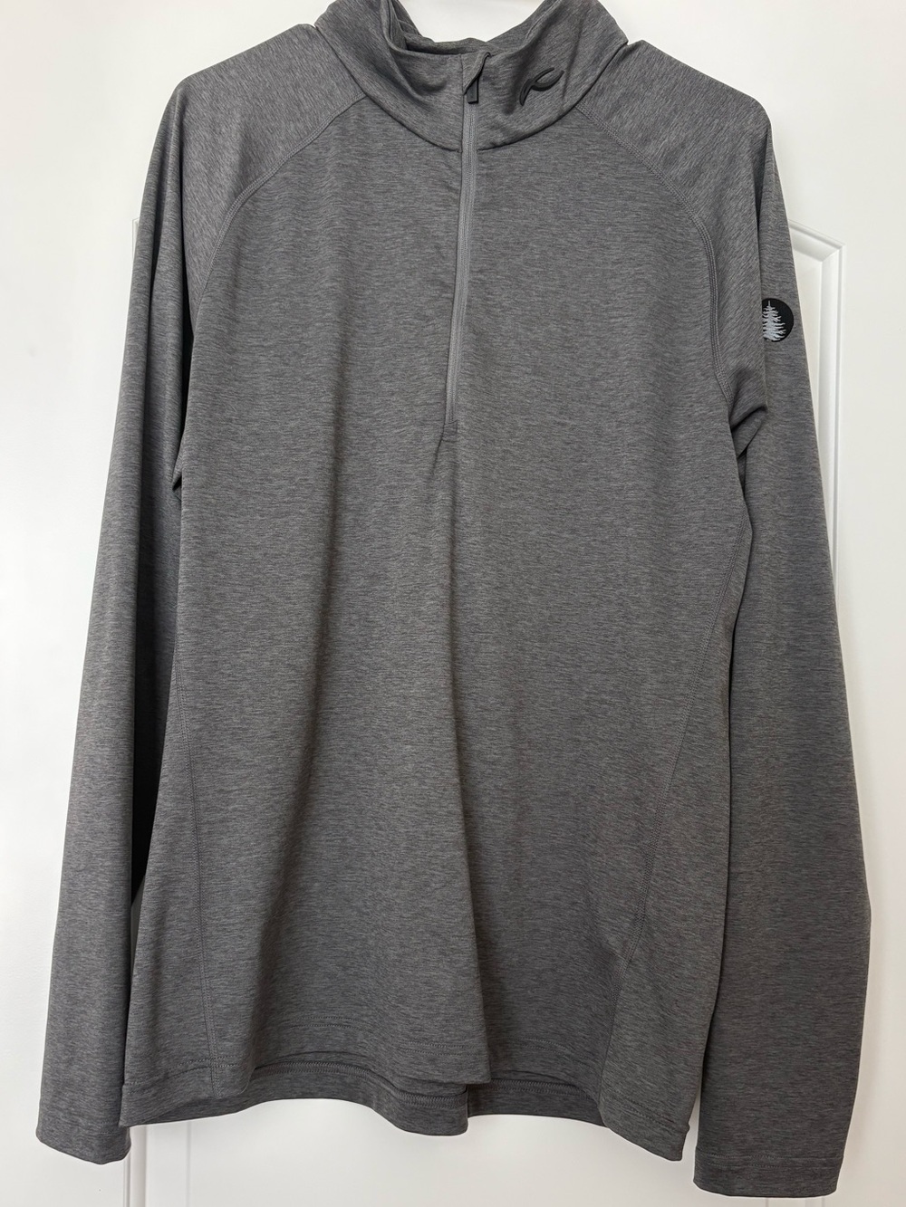 Kjus Men 2nd Skin Halfzip Gray  MS25-A09 Long Sleeve Pullover Size 54 Size XL